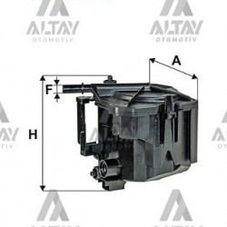 YAKIT FİLTRESİ (MAZOT) 206 / 207 / 307 / 308 / PARTNER / CMAX / FOCUS / C3 / C4 / 307 /407 / 308 02-14 1.6 HDİ-1.6 TDCI YAKIT FİLTRESİ (MAZOT) 206 / 207 / 307 / 308 / PARTNER / CMAX / FOCUS / C3 / C4 / 307 /407 / 308 02-14 1.6 HDİ-1.6 TDCI